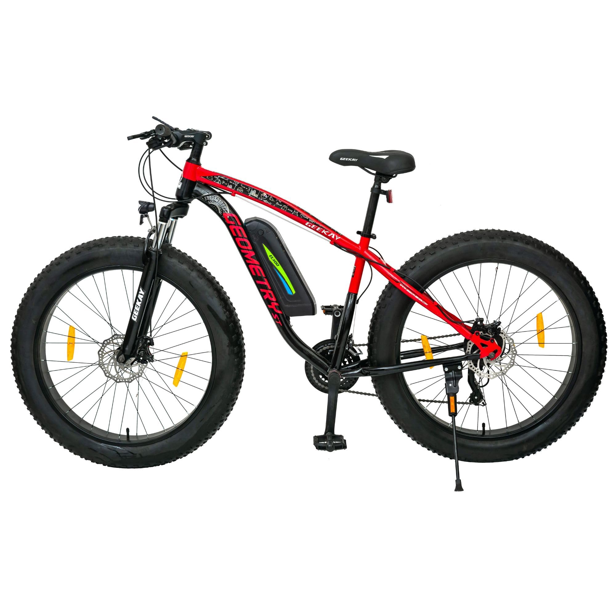 Geekay Geometry ST Electric 7 Speed Shimano Gears, 10.4 Ah